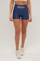 Shorts Curto Geometrico Azul