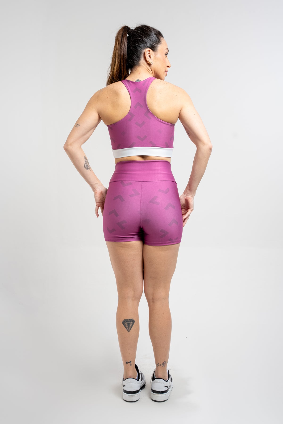 Shorts Curto Geometrico Pink - atarafitness