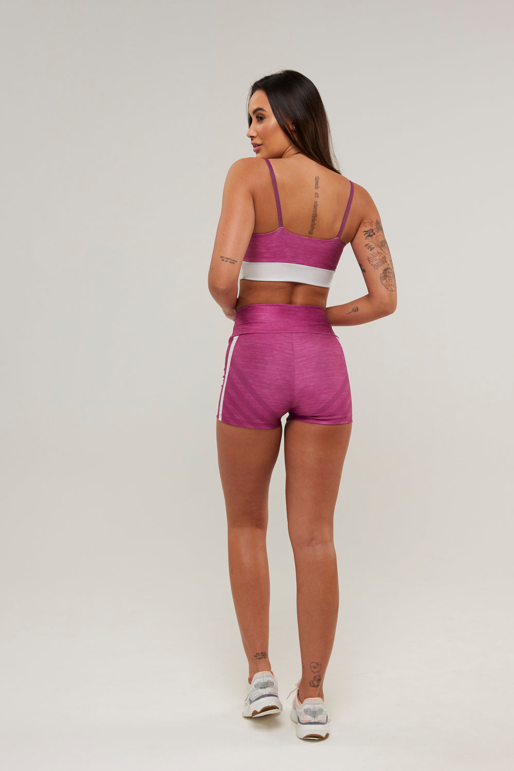 Shorts Curto Pink Fishbone - atarafitness