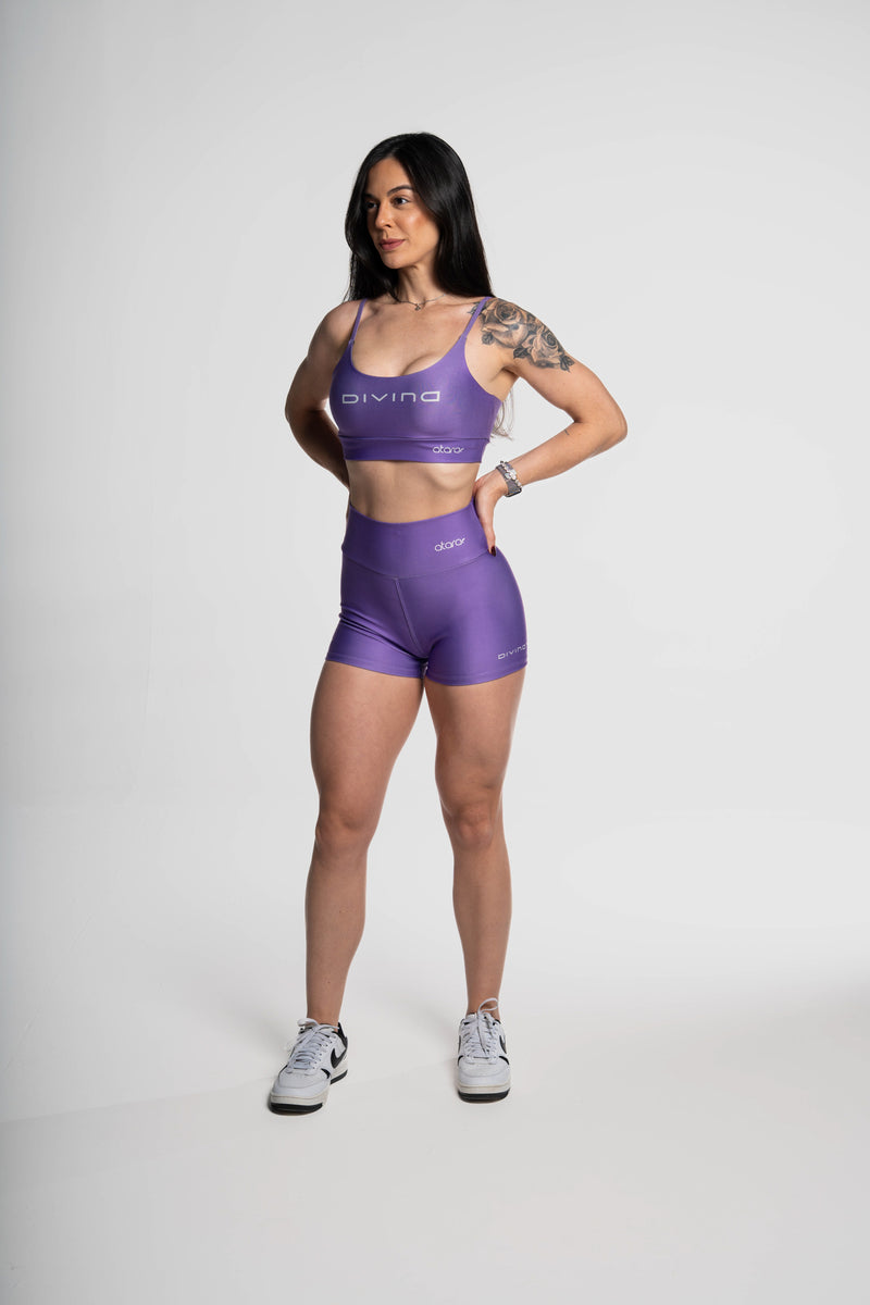 Shorts Divina Lisa Violeta - atarafitness