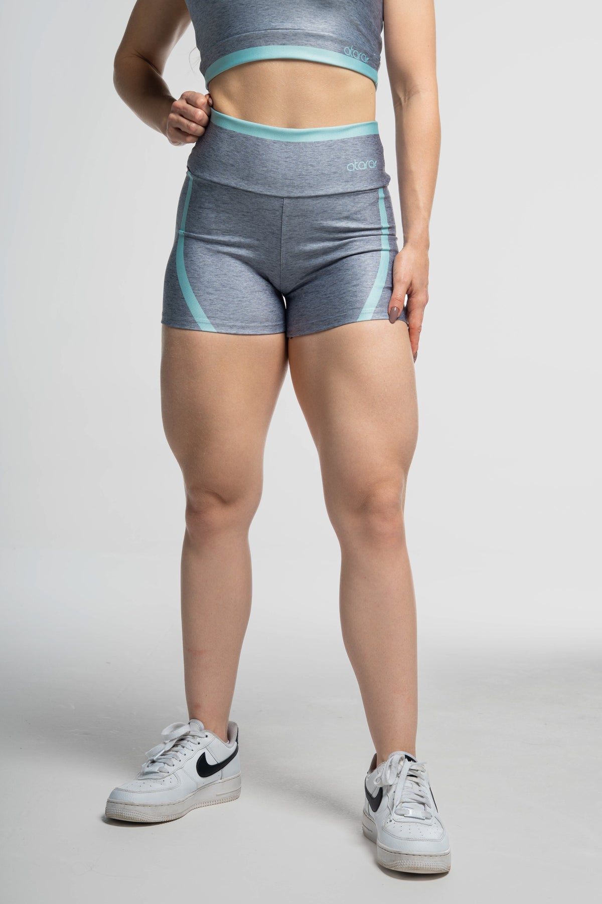 Shorts Melange Green - atarafitness