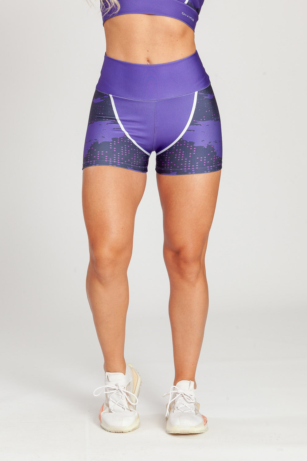 Shorts Rajado Roxo - atarafitness