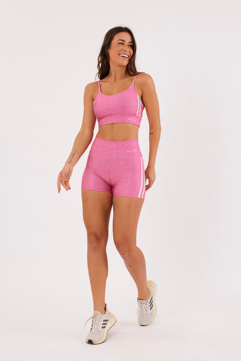 Shorts Texture Pink - atarafitness