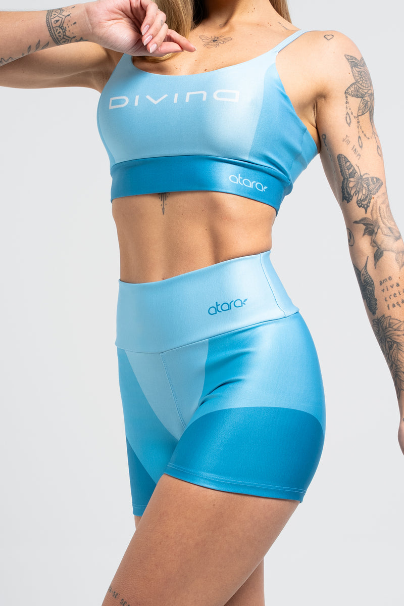 Shorts Três Cores Azul - atarafitness