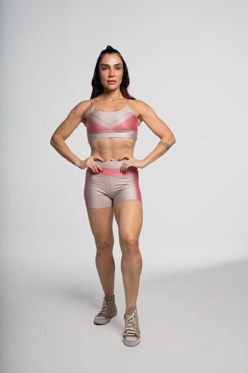 Top Alcinha Cursiva Rosa - atarafitness