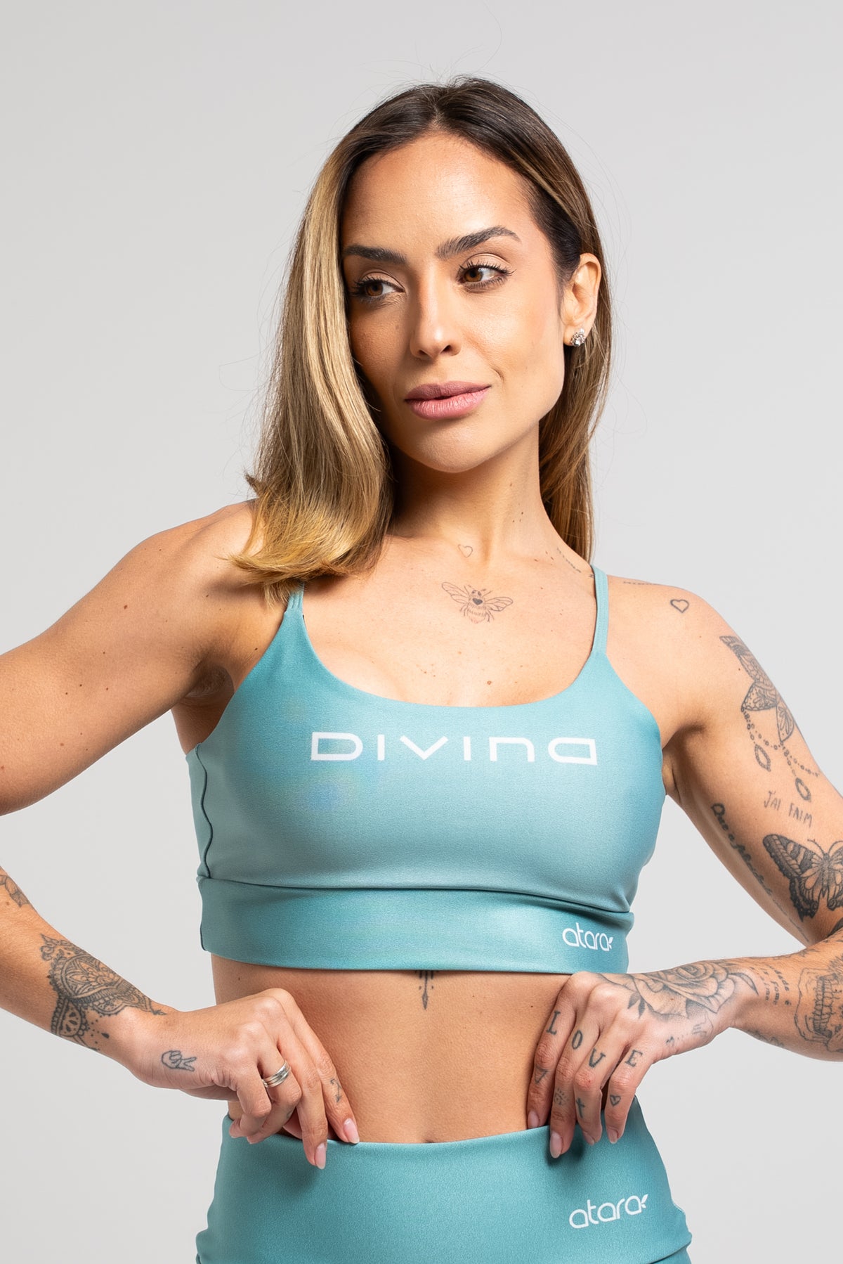 Top Alcinha Divina Degradê Verde - atarafitness