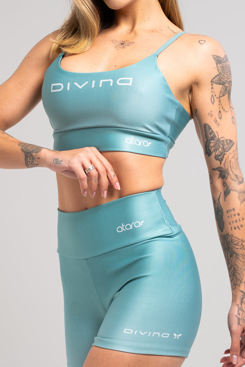 Top Alcinha Divina Degradê Verde - atarafitness