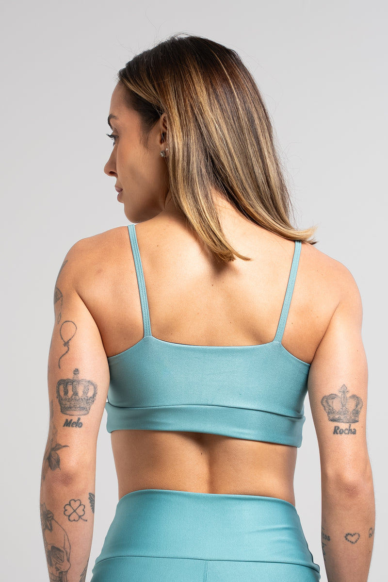 Top Alcinha Divina Degradê Verde - atarafitness