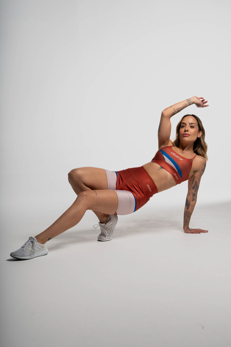 Top Alcinha Long Brown - atarafitness