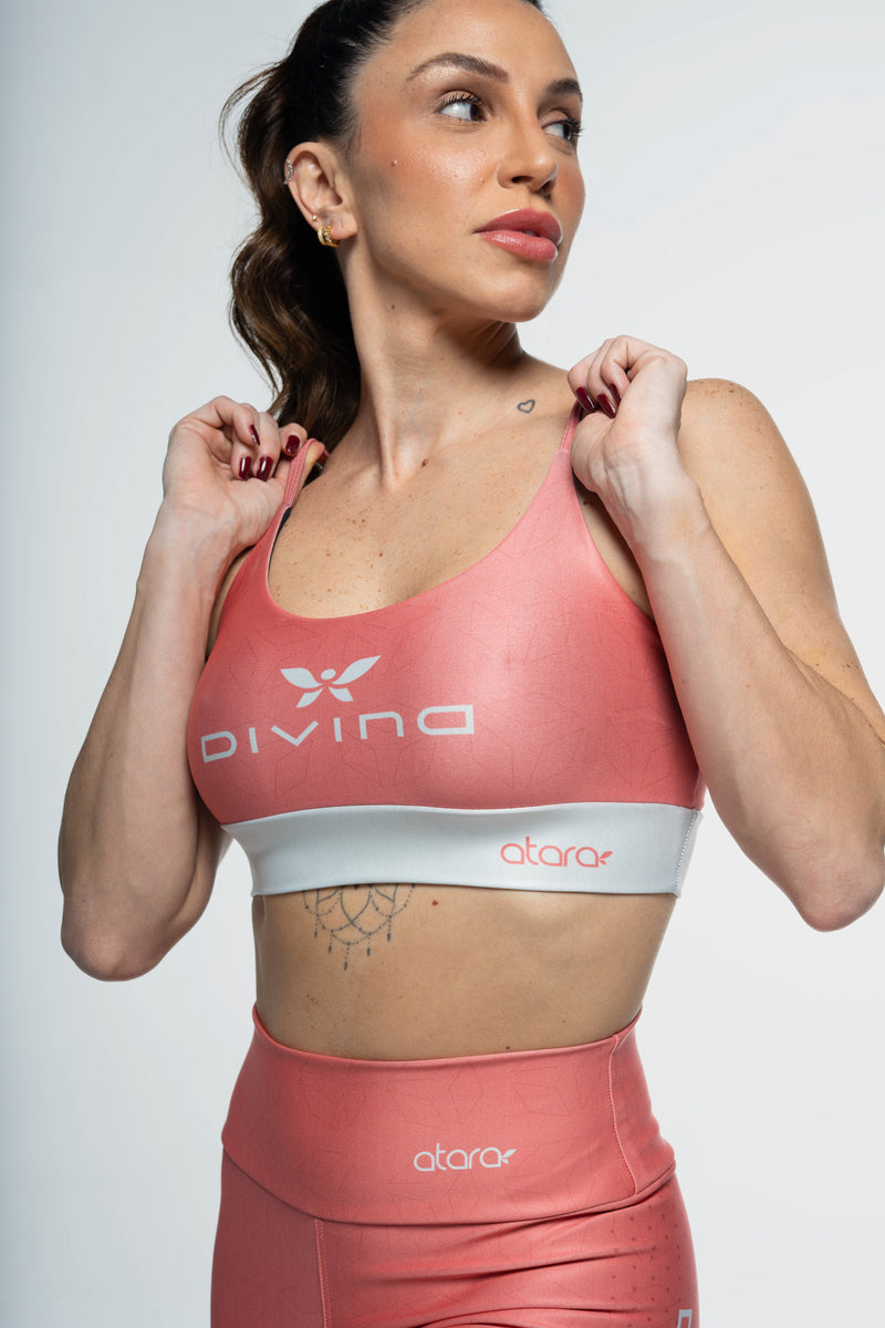 Top Alcinha Losango Laranja - atarafitness