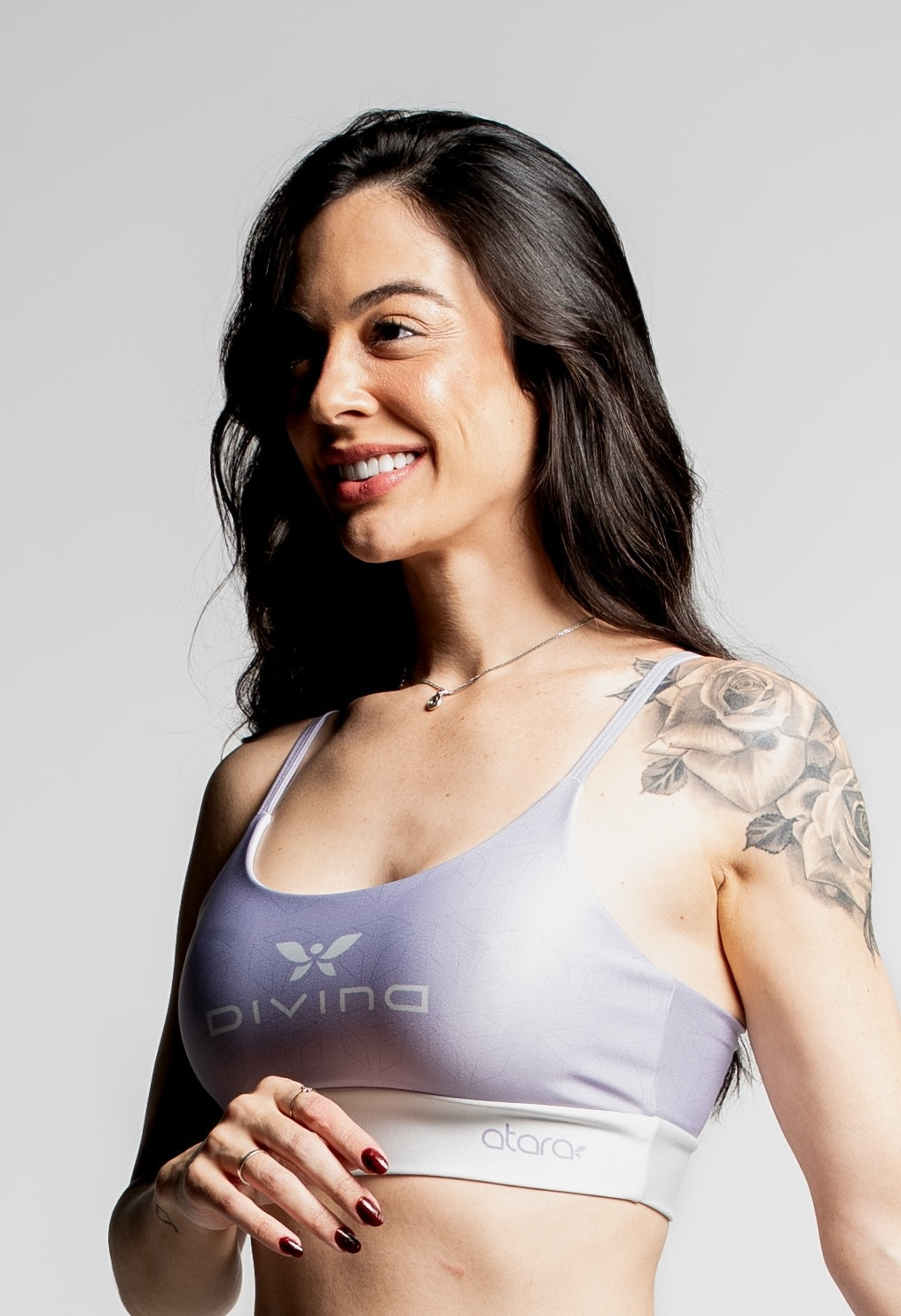 Top Alcinha Losango Lilás - atarafitness