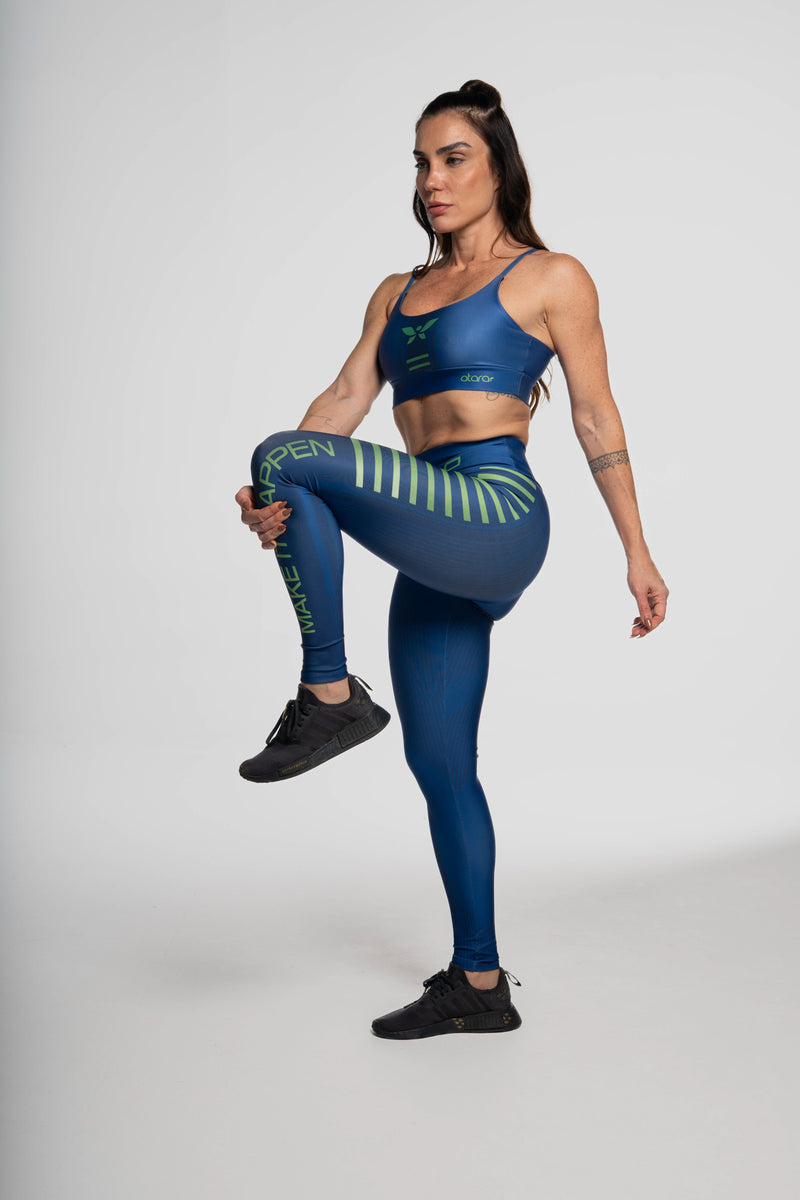 Top Alcinha Make It Happen Blue - atarafitness