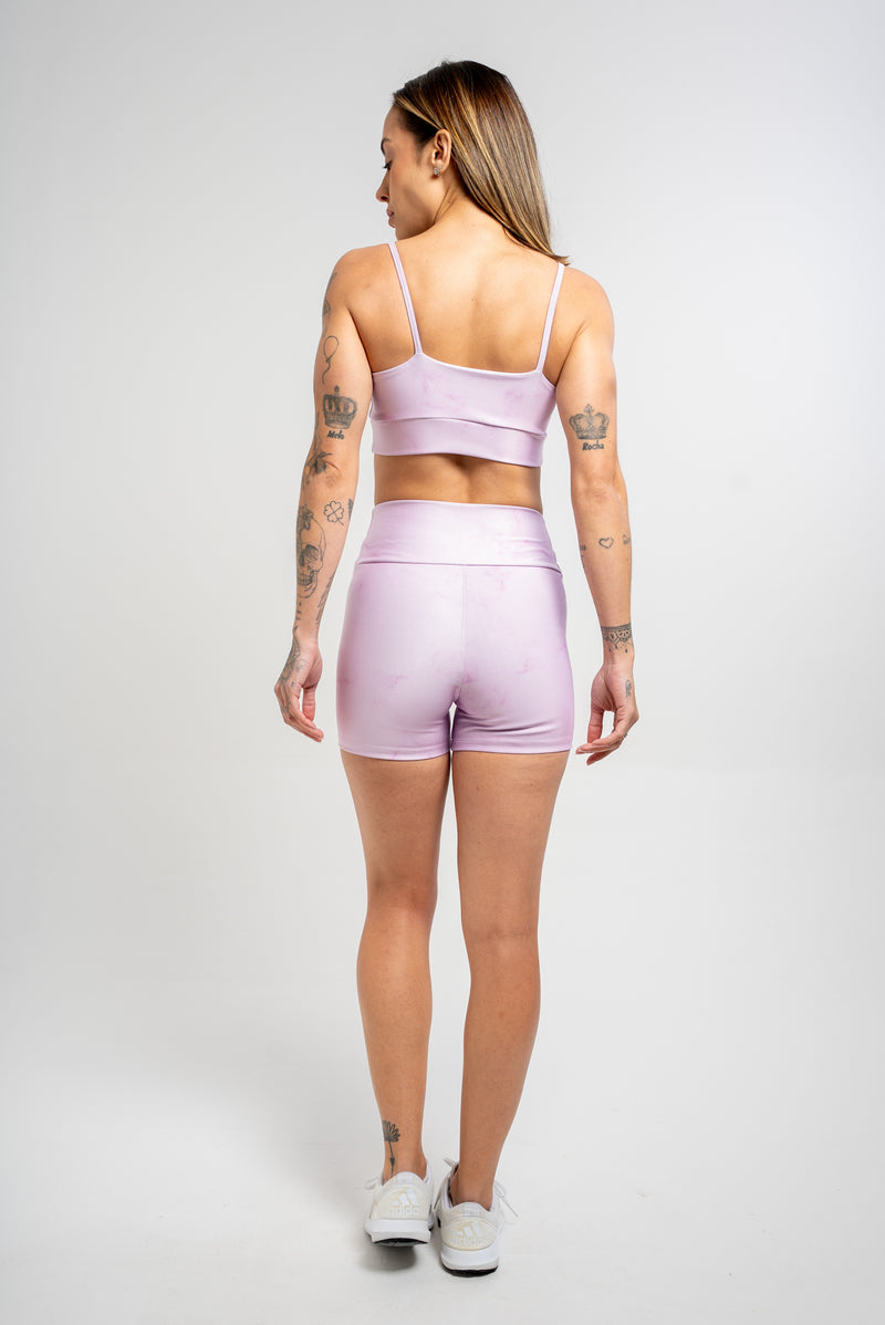 Top Alcinha Mármore Rosa - atarafitness