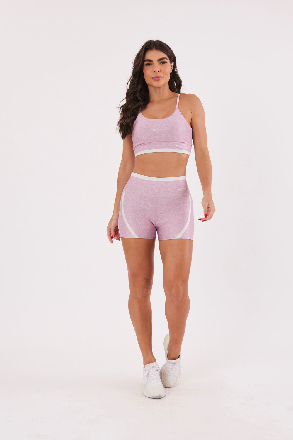 Top Alcinha Melange Rosê - atarafitness