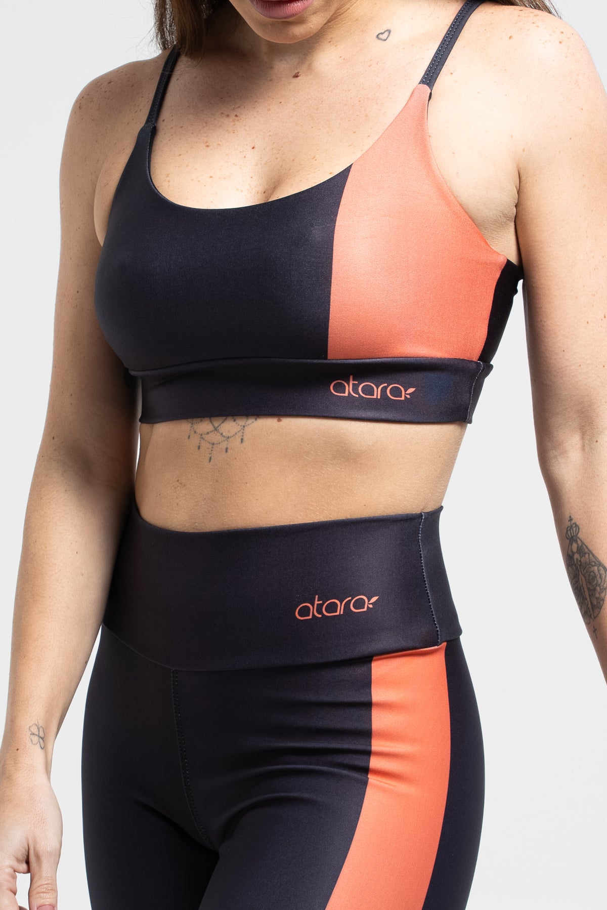 Top Alcinha Orange Side - atarafitness