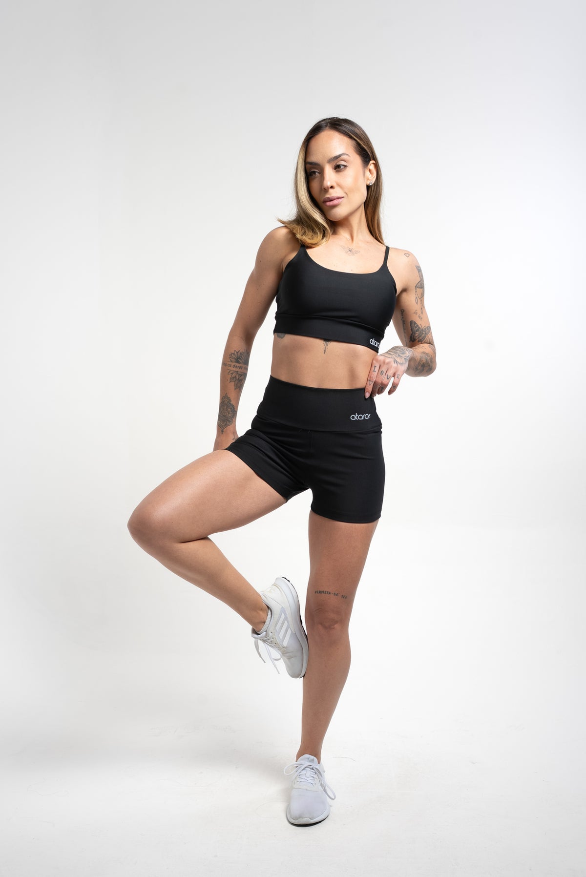 Top Alcinha Preto Liso Básico - atarafitness