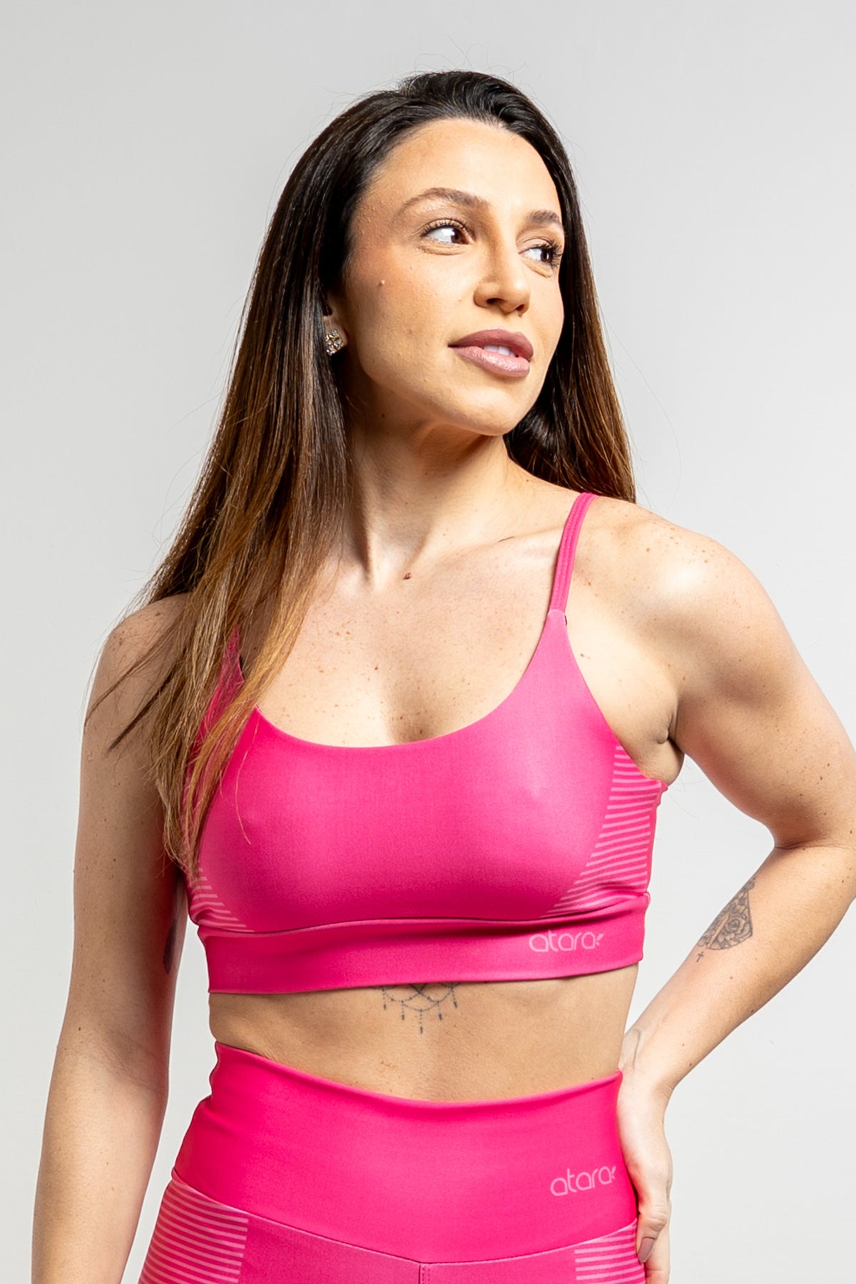Top Alcinha Tower Pink - atarafitness