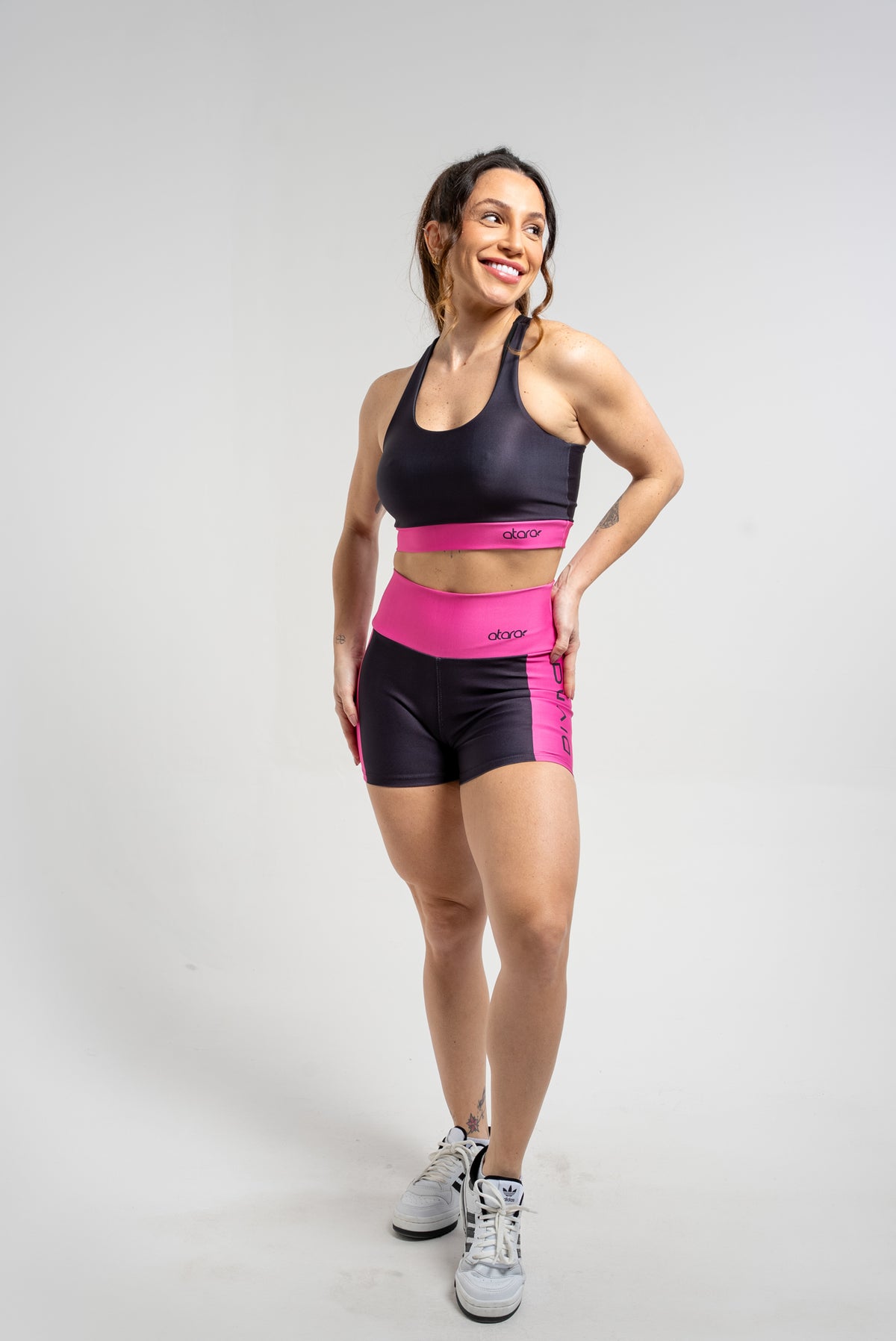 Top Color Block Pink - atarafitness