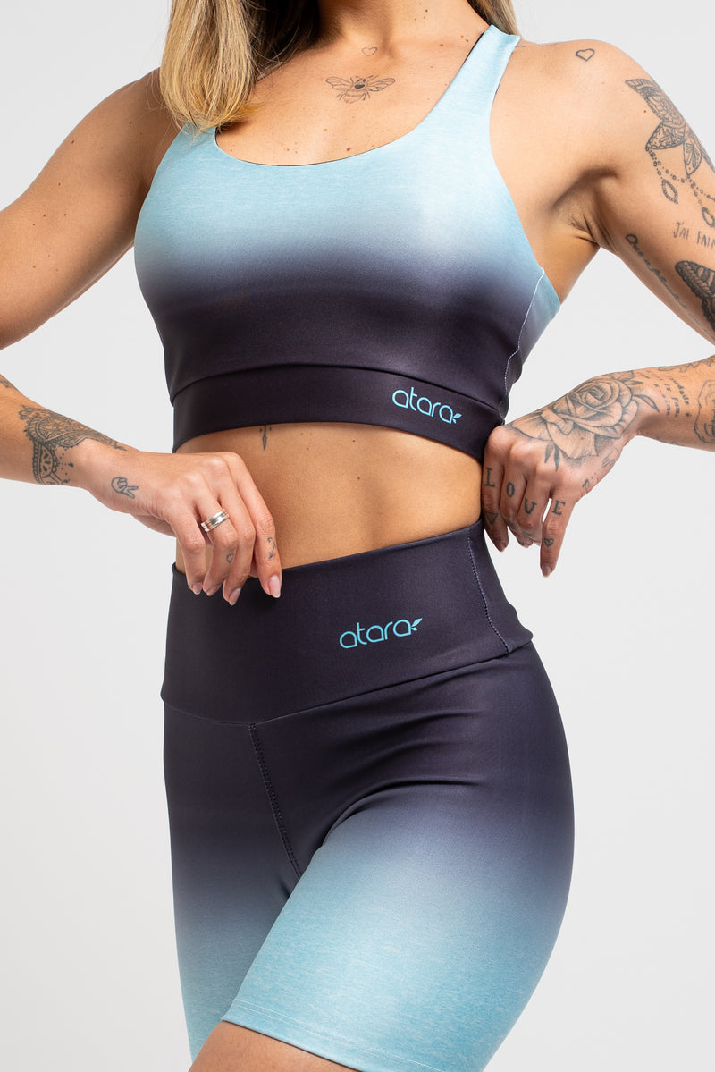 Top Estampa Immersion Azul - atarafitness