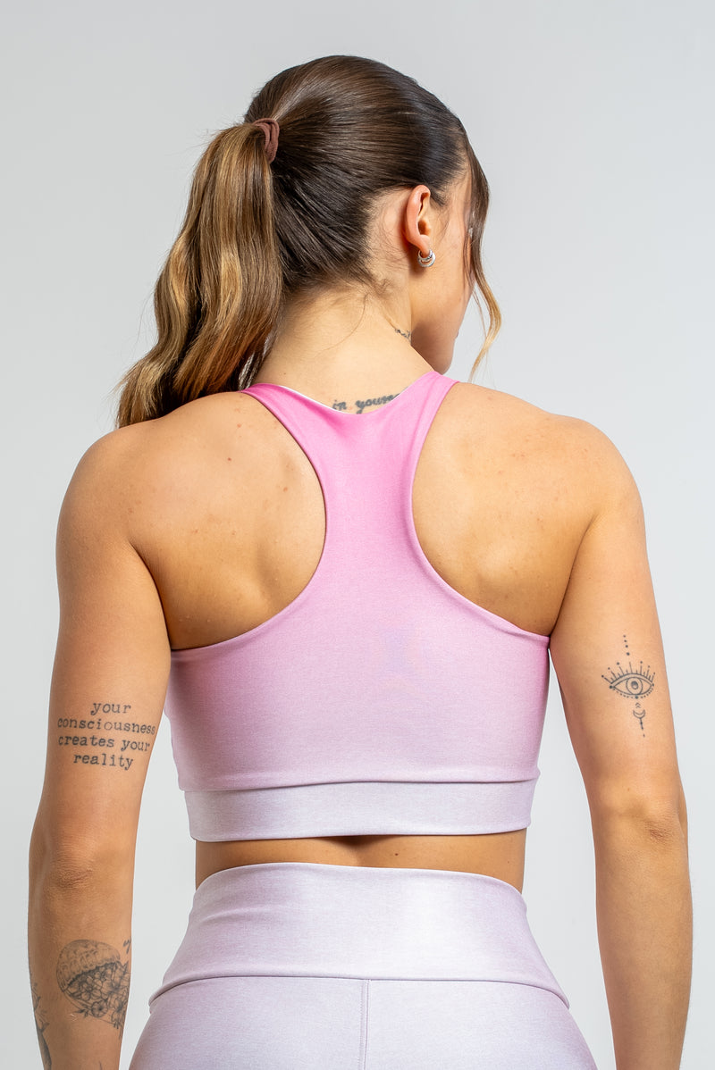 Top Estampa Infinity Pink - atarafitness