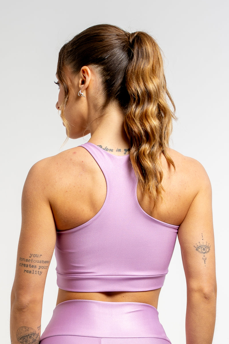 Top Nadador Básico Liso lilás - atarafitness