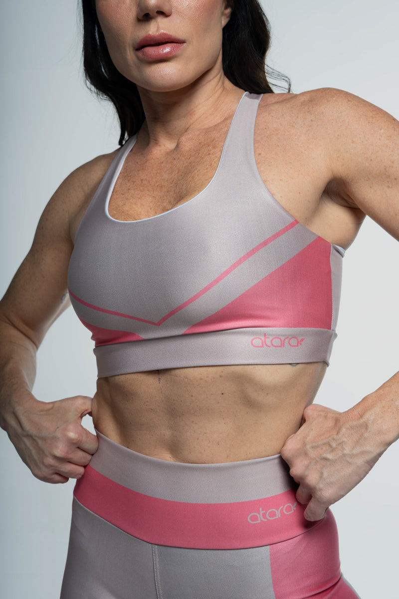 Top Nadador Cursiva Rosa - atarafitness