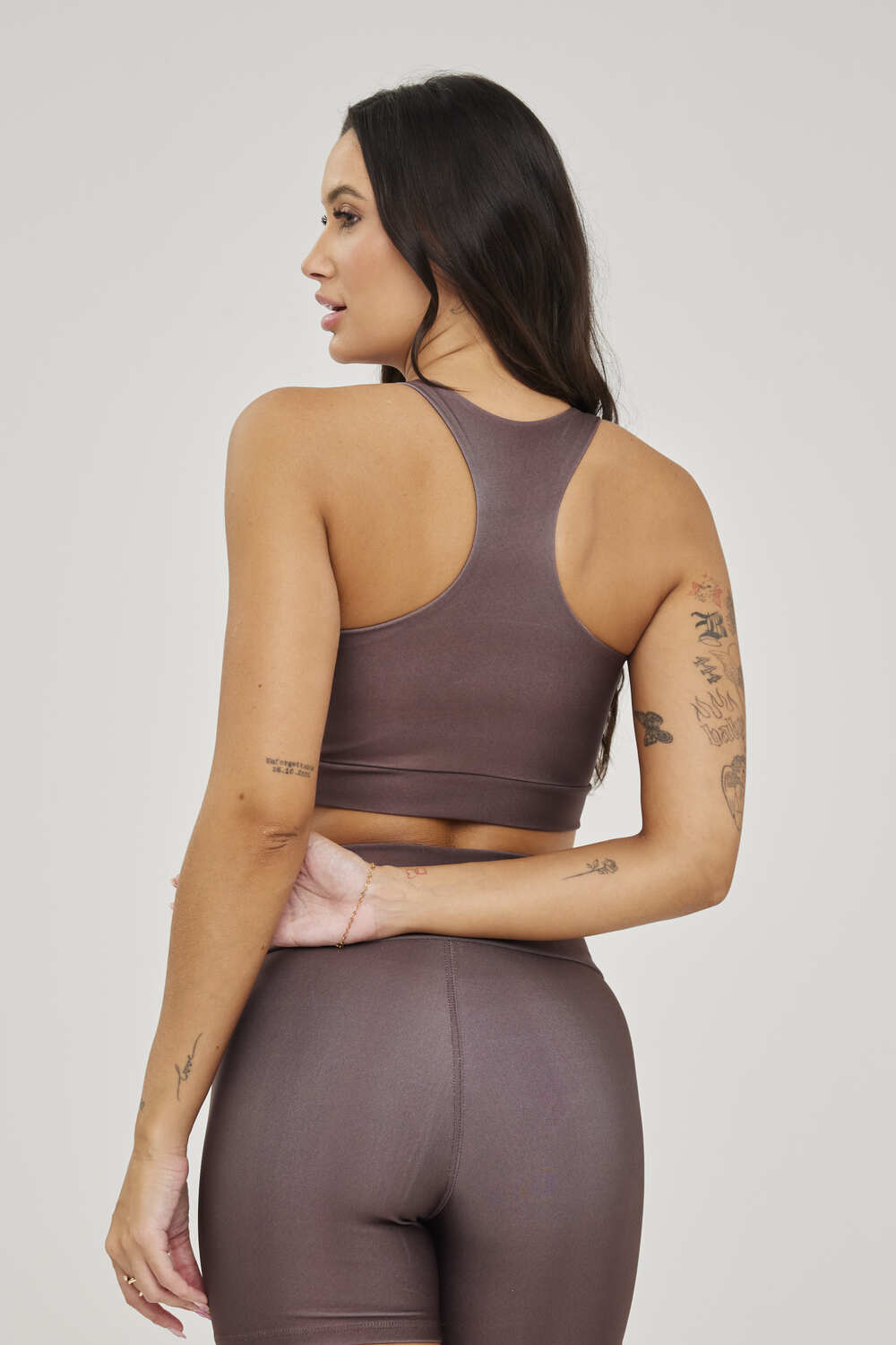 Top Nadador Lisa Marrom - atarafitness