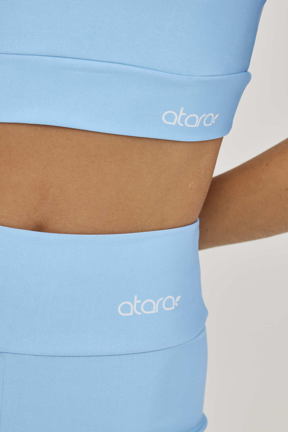 Top Nadador Liso Azul Bebê - atarafitness