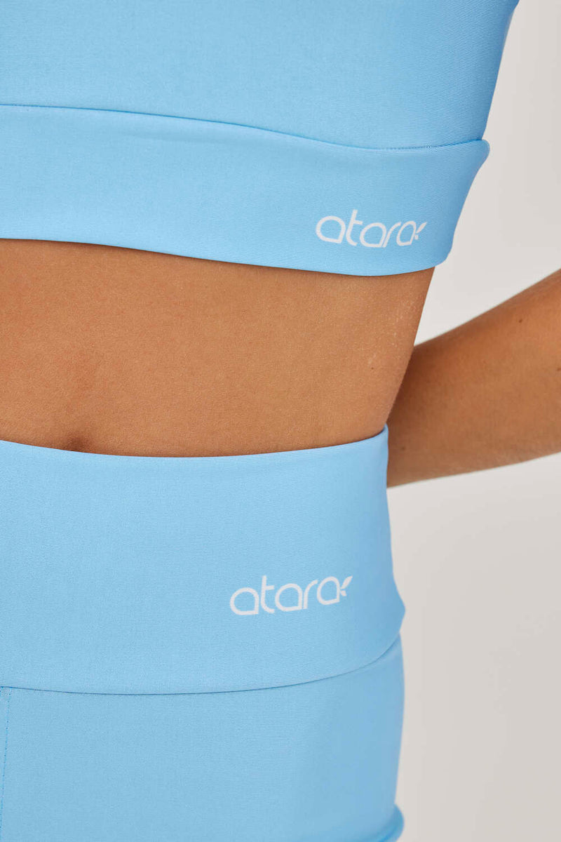 Top Nadador Liso Azul Bebê - atarafitness