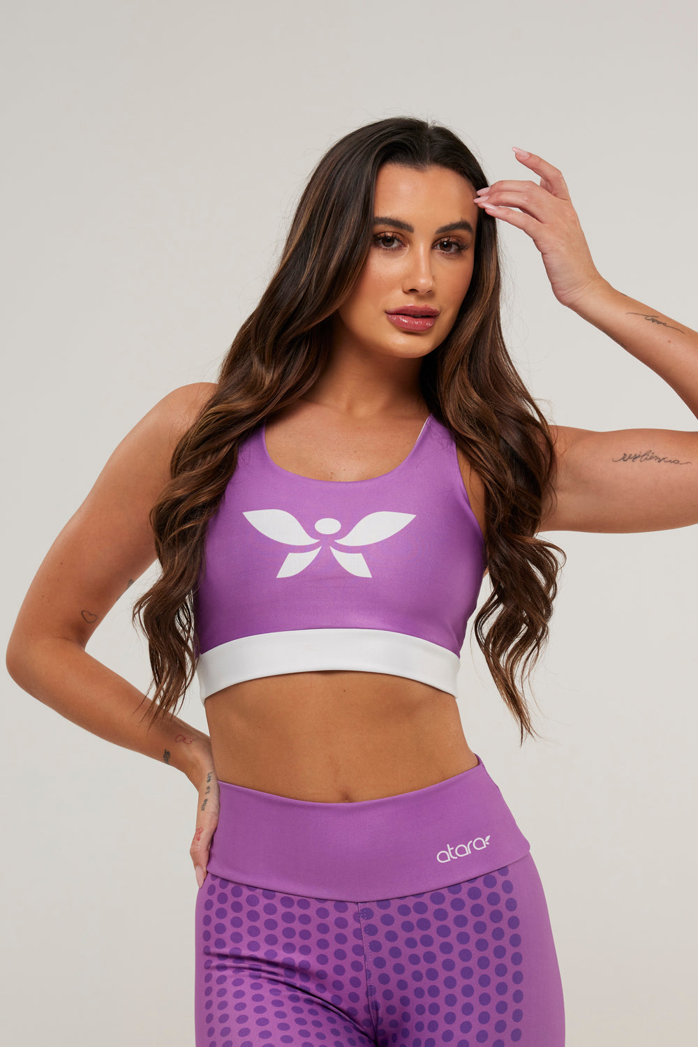 Top Nadador Poá Violeta - atarafitness