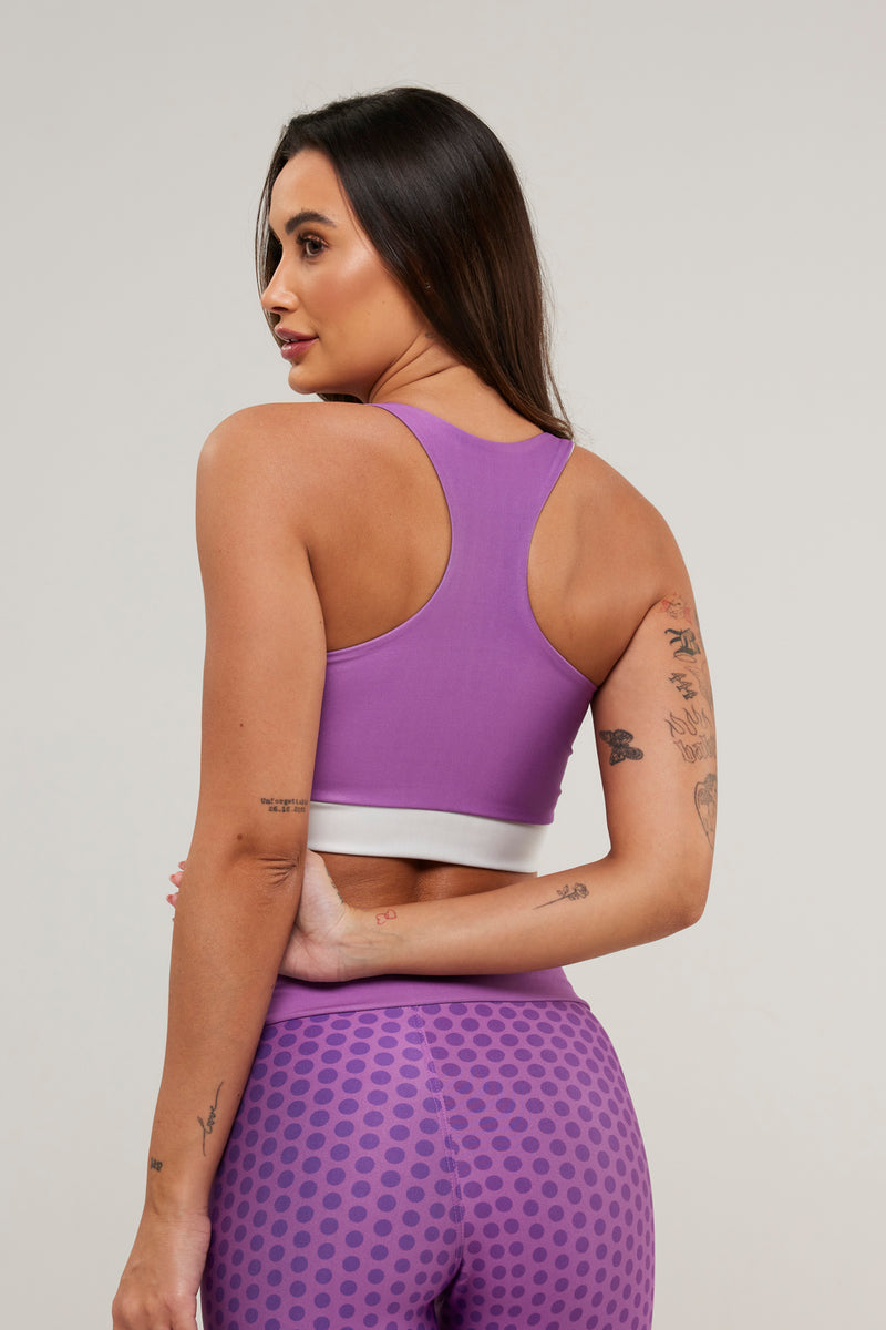 Top Nadador Poá Violeta - atarafitness