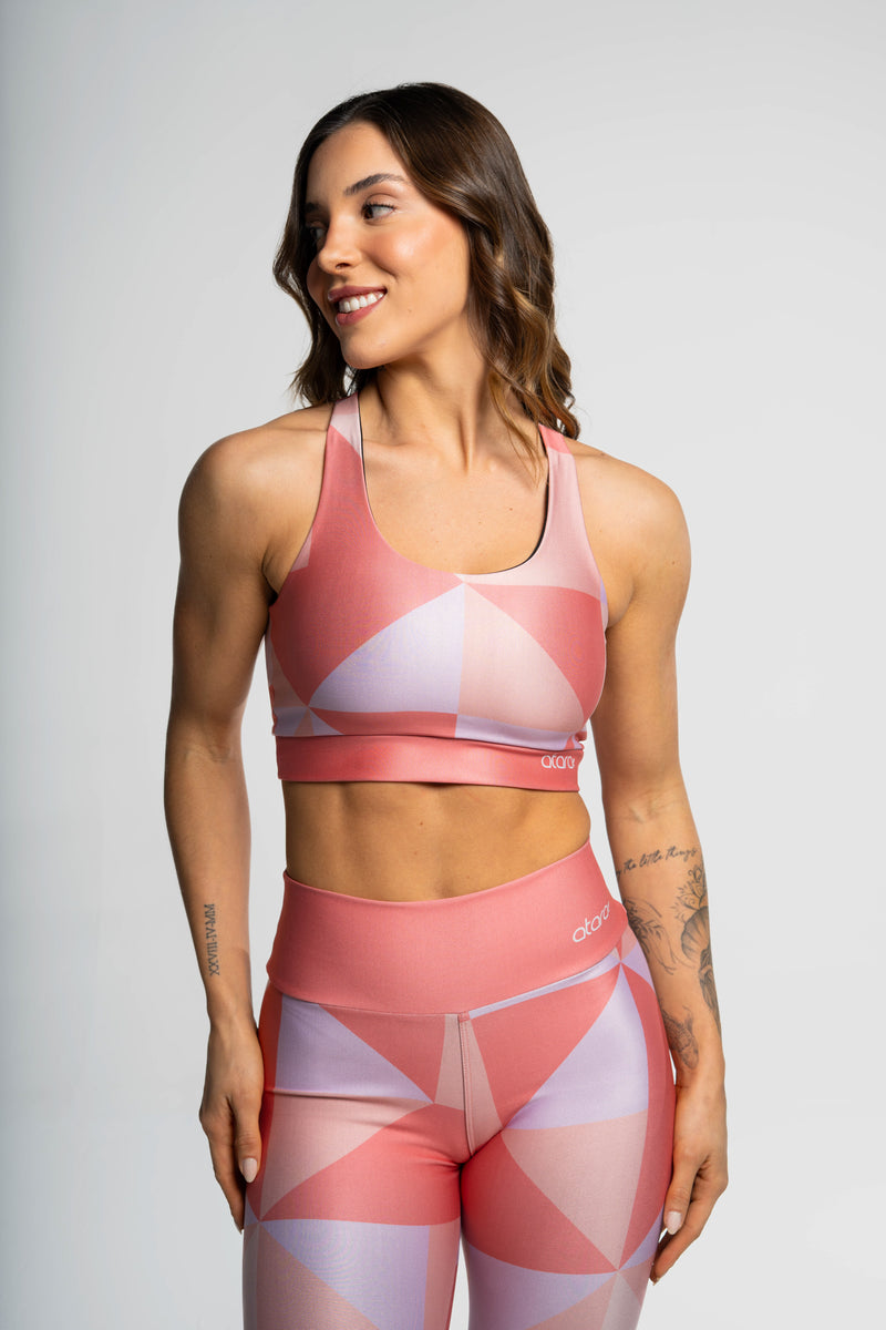 Top Nadador Vitral Rosa - atarafitness