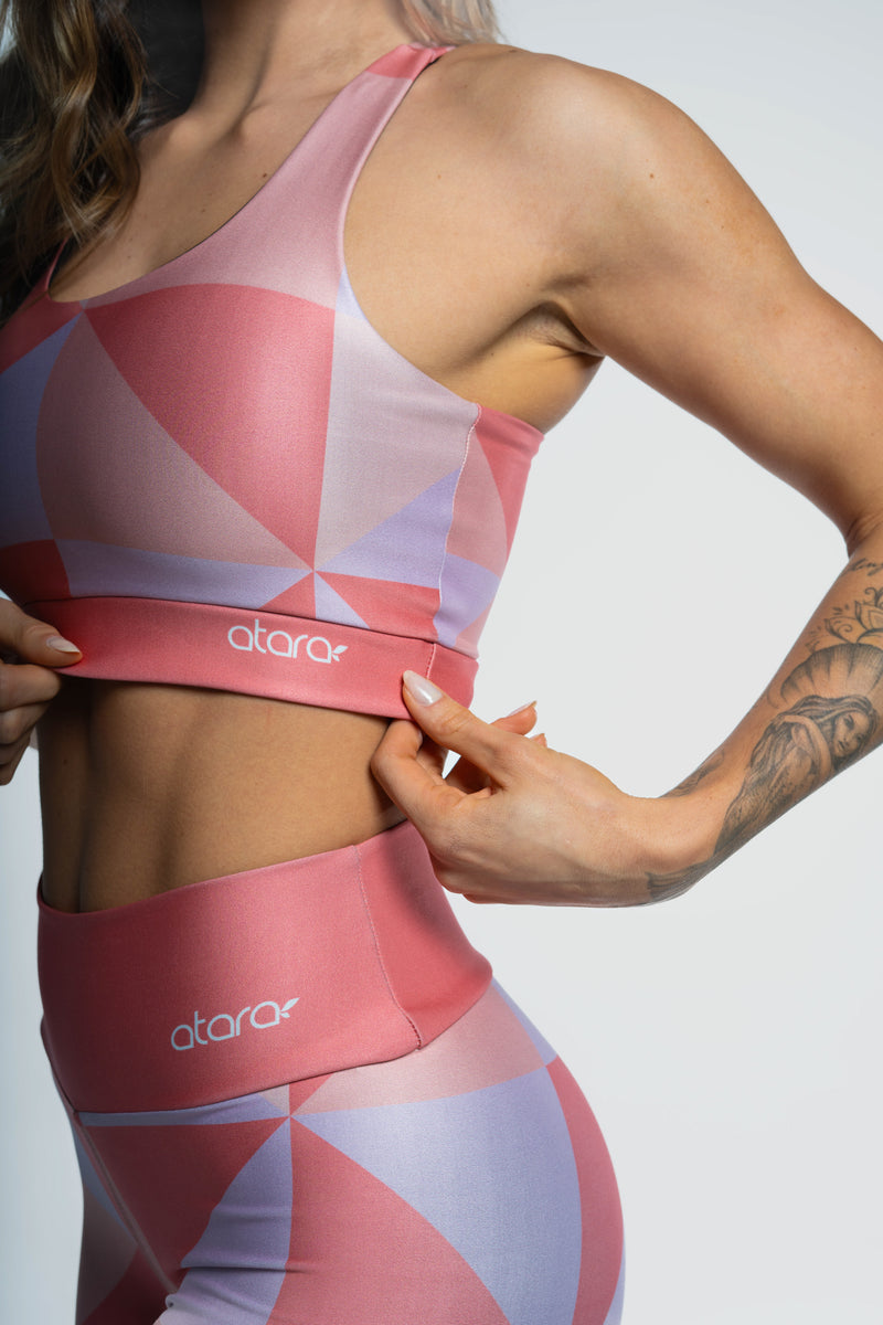 Top Nadador Vitral Rosa - atarafitness